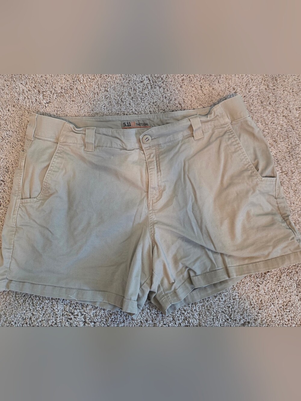 5.11 Tactical Women's Khaki Utility Shorts